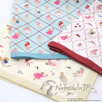 插畫家倉橋玲xSanrio聯名滿版手帕 特價
