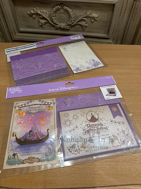 迪士尼樂園夢幻泉鄉樂佩天燈系列明信片+立體卡片組 特價現貨 原價330