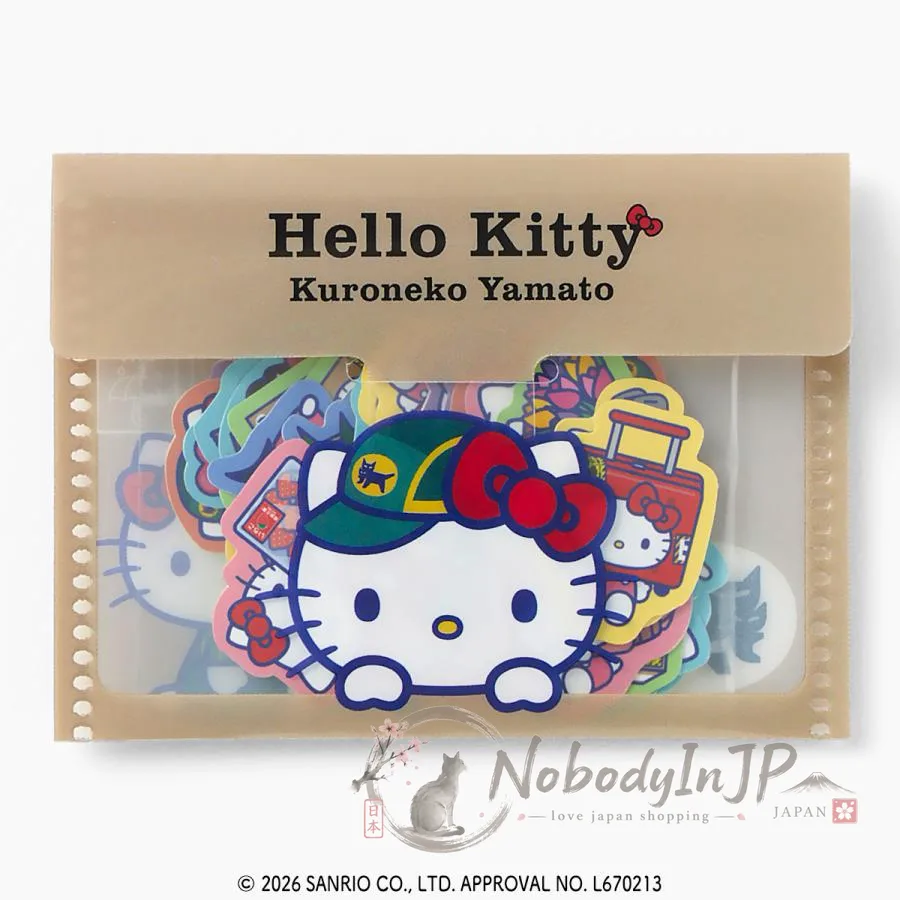 Sanrio x 黑貓宅急便聯名39入貼紙組
