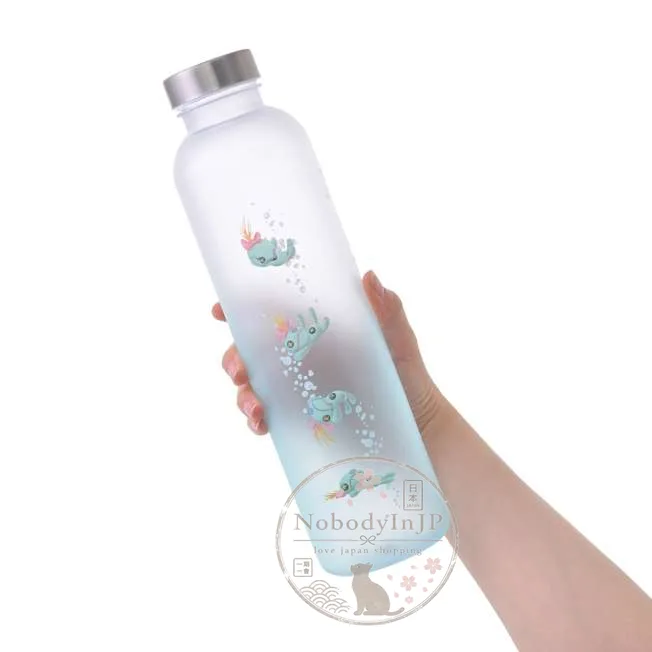 迪士尼商店史迪奇與醜ㄚ頭系列1L樹脂水瓶