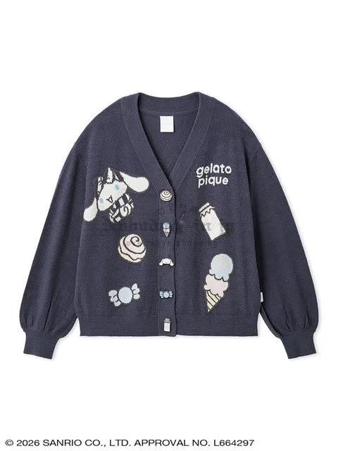 Sanrio house x gelato pique 聯名柔滑開襟羊毛衫