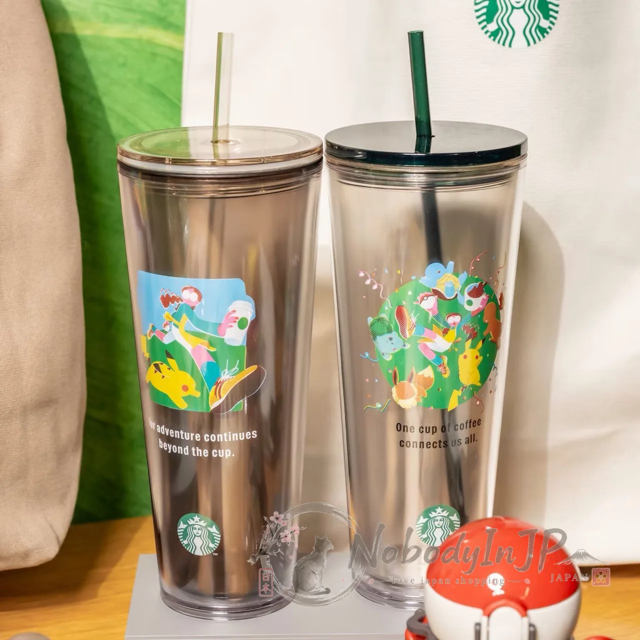 Starbucks x 寶可夢聯名710ml吸管冷飲杯