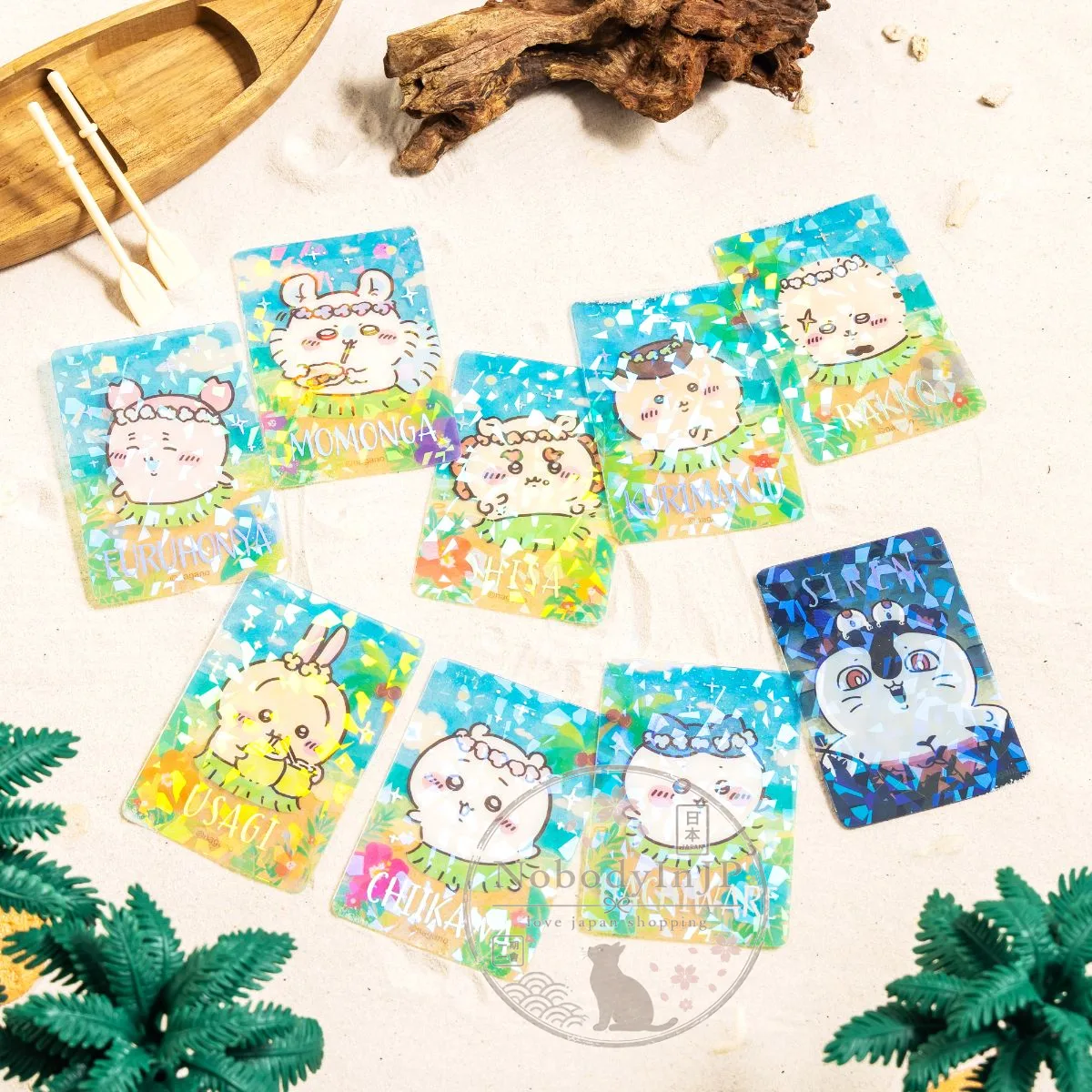 吉伊卡哇人魚島的秘密系列閃亮透明小卡盲袋