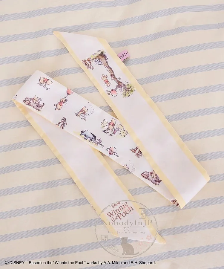 Maison de FLEUR x Disney維尼系列長絲巾