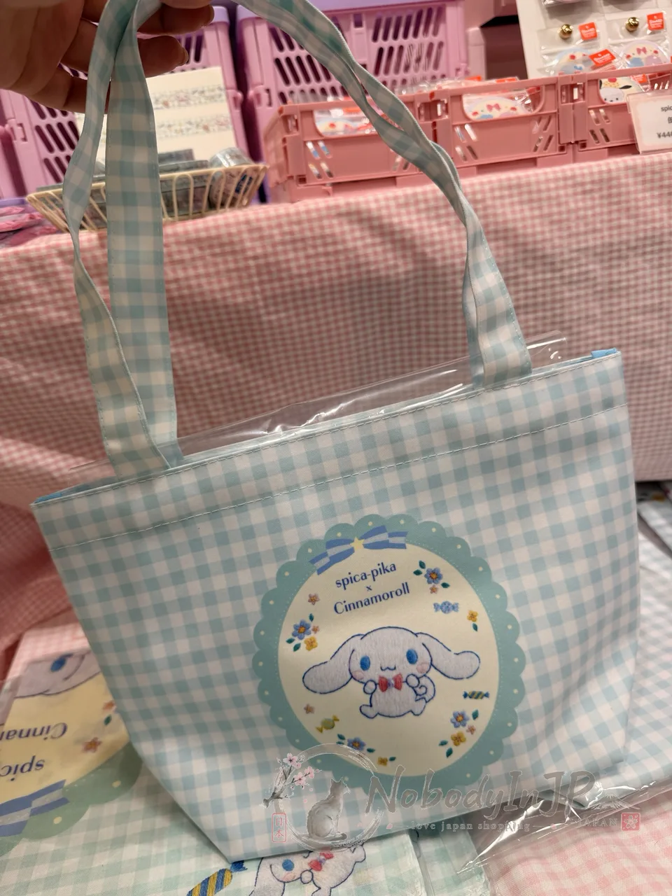 Sanrio伊勢丹期間限定展刺繡風格手提包