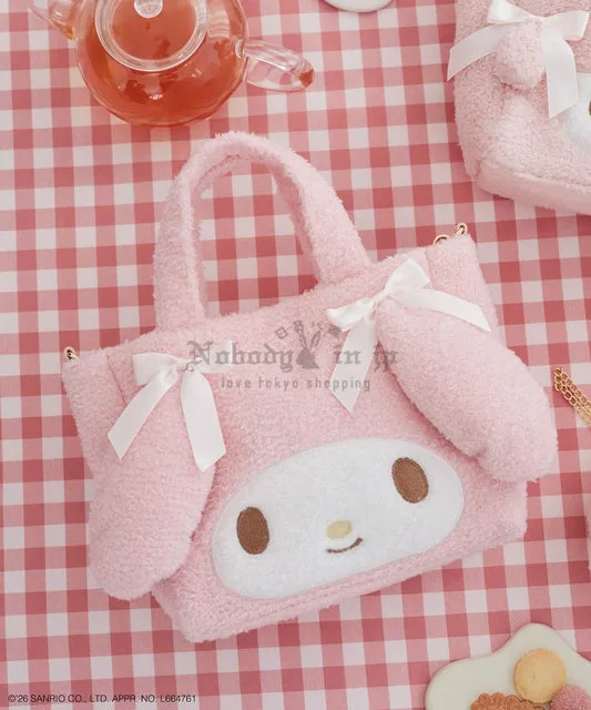 Maison de FLEUR x Sanrio 美樂蒂系列大頭2way斜背包(VIP下標限定請勿自行下單)