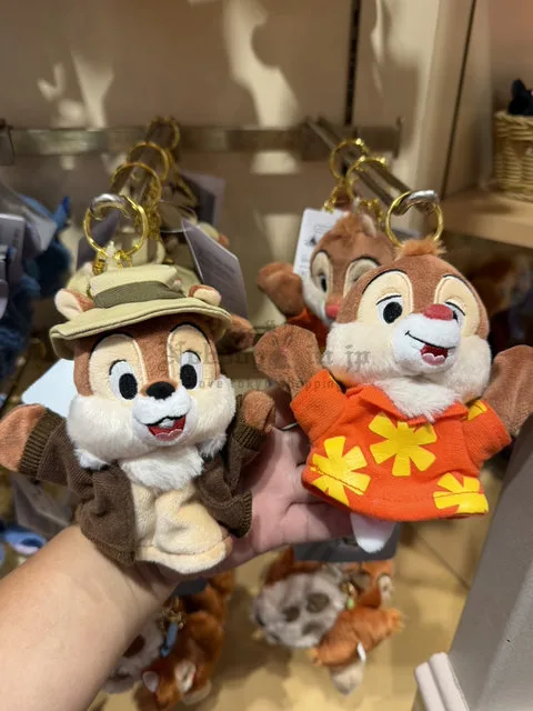 迪士尼商店手指偶絨毛吊飾