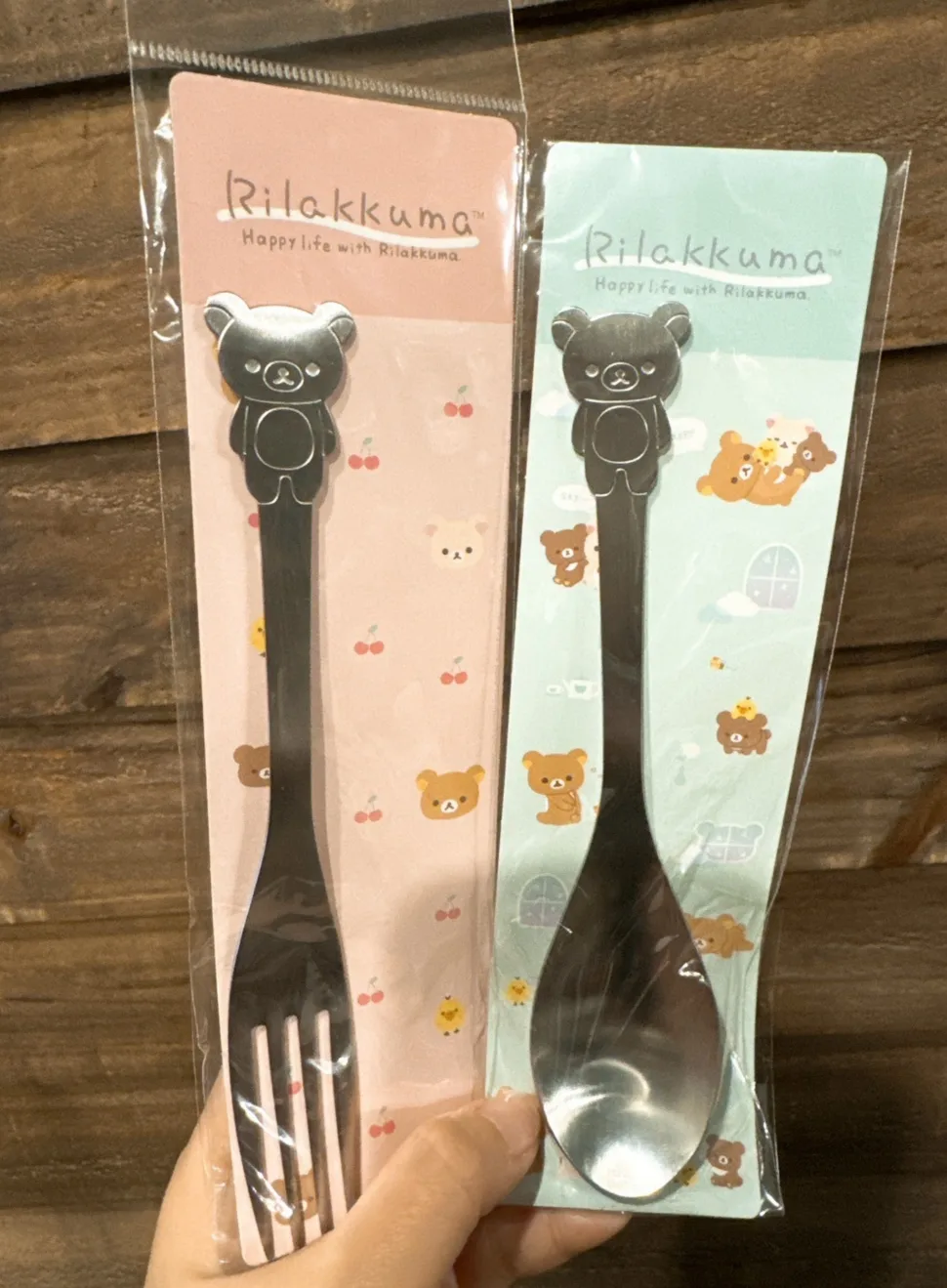 SAN-X懶熊不鏽鋼餐具 現貨