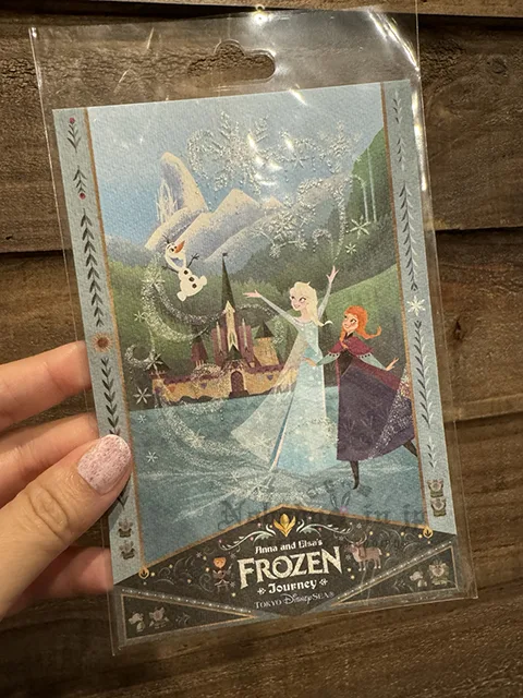 迪士尼樂園夢幻泉鄉冰雪奇緣系列明信片 特價現貨 原價130