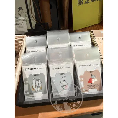 Moomin嚕嚕米Rollbahn書籤背面標籤