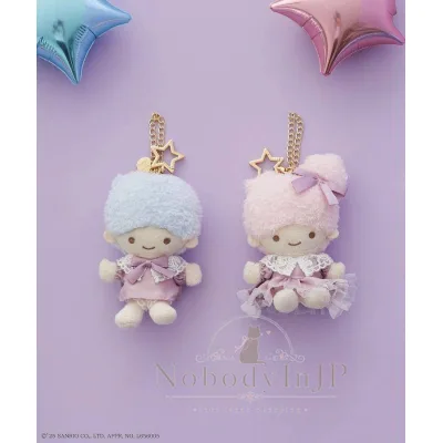 Maison de FLEUR x Sanrio kikilala 系列絨毛吊飾
