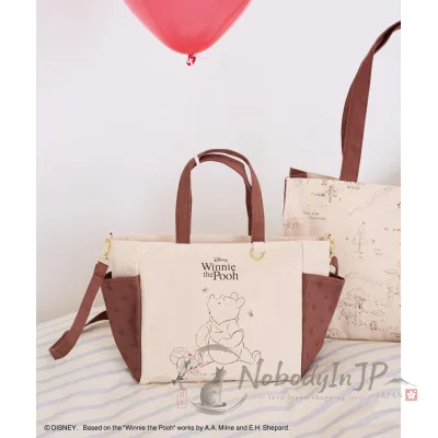 Maison de FLEUR x Disney維尼系列2way斜背包