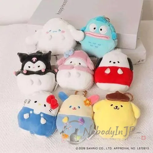 Sanrio x PUKUKUMARU麻糬絨毛掛包 特價