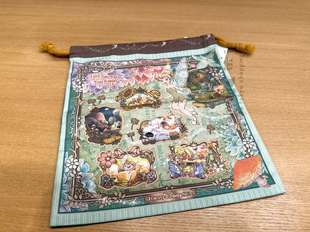 迪士尼樂園夢幻泉鄉彼得潘冒險島系列雙面束口袋 特價現貨 原價320