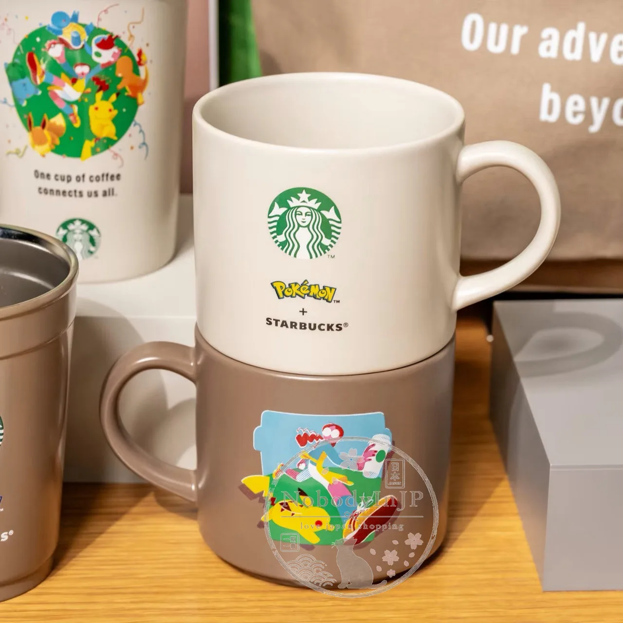 Starbucks x 寶可夢聯名把手陶瓷杯