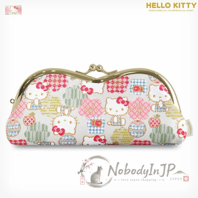 AYANOKOJI x HELLO KITTY 提花系列山形眼鏡包