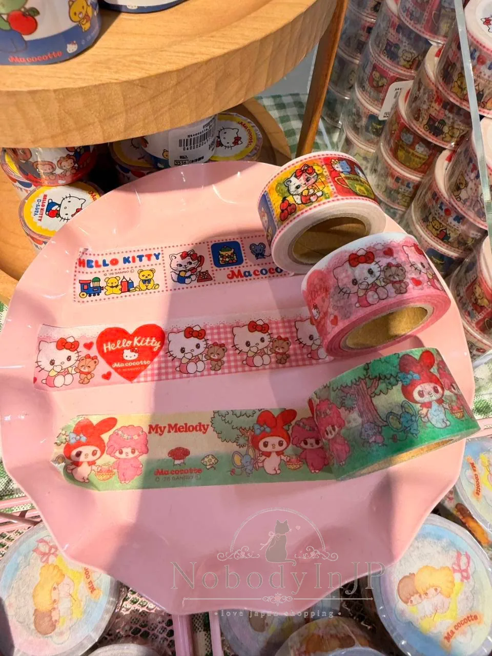 Sanrio伊勢丹期間限定展Ma cocotte 寬2.5cm紙膠帶