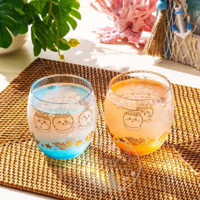 吉伊卡哇人魚島的秘密系列日本製305ml玻璃杯