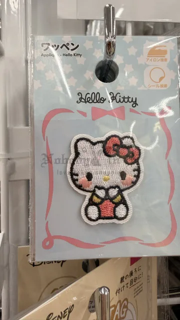 DAISO X Sanrio刺繡可直貼燙布貼