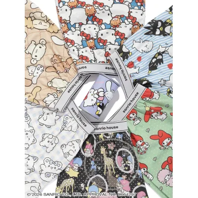 Sanrio house 滿版短褲鐵罐盲盒