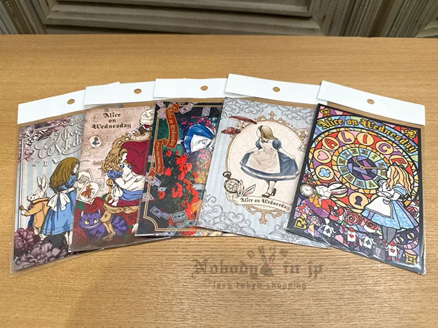 水曜日のAlice燙金明信片 特價現貨 原價70