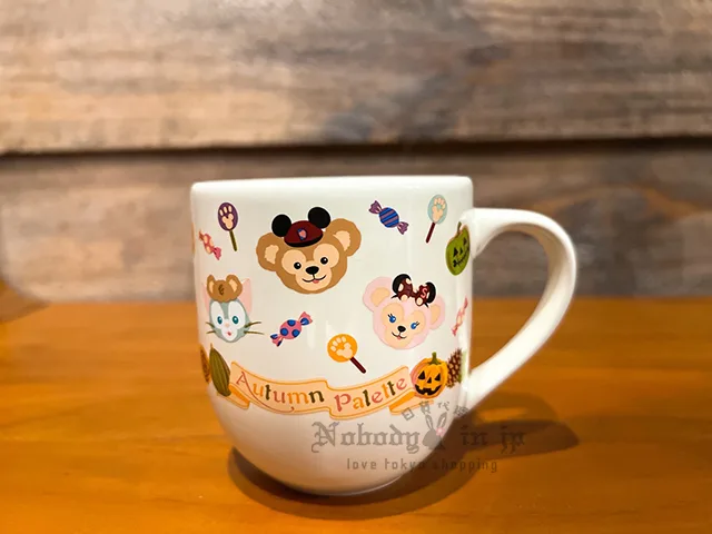 迪士尼樂園2015萬聖節達菲/雪莉玫/傑拉托尼圓形餐廳陶瓷杯 特價出清現貨原價450