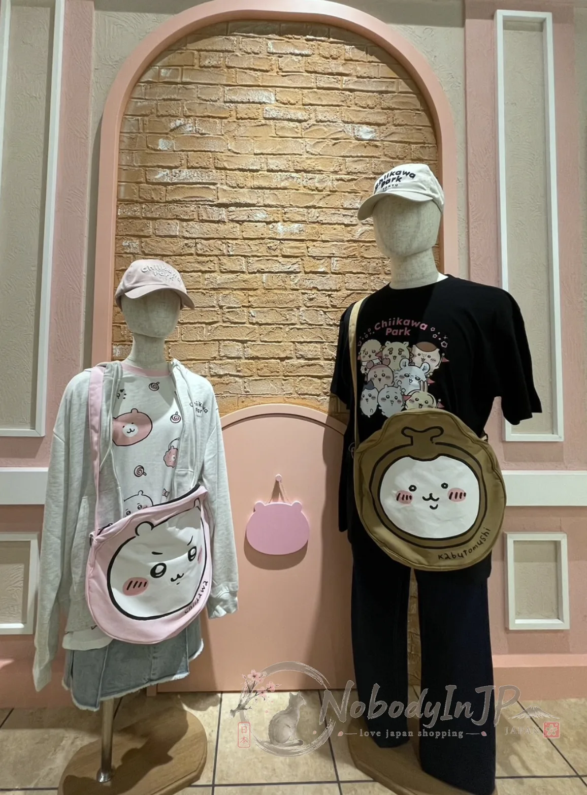 吉伊卡哇Park大頭造型斜背包