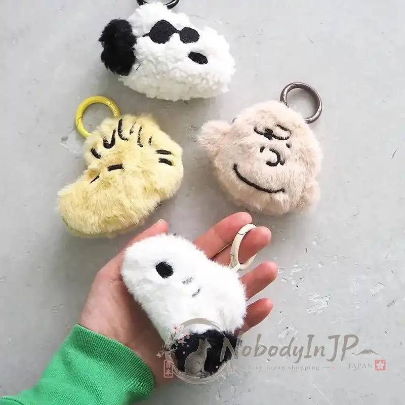 PEANUTS史努比絨毛大頭掛包+折疊購物袋組 特價