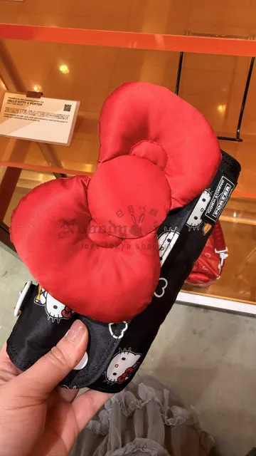 數量限定PORTER x HELLO KITTY聯名蝴蝶結2way長夾斜背包