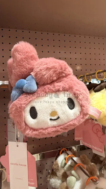 Sanrio house大頭絨毛登山扣掛包