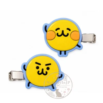 LINE表情貼えもじの子(仮)2入髮夾組