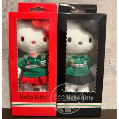 Sanrio 數量限定超稀有7-11長腿kitty絨毛吊飾組