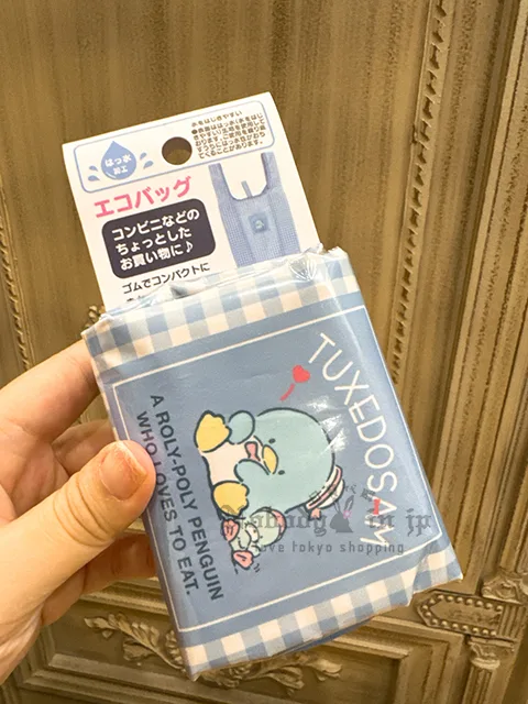 SANRIO 格紋背心摺疊購物袋 特價現貨 原價290