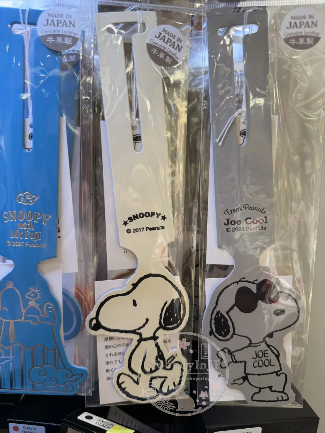 SNOOPY 史努比日本製牛皮行李吊牌