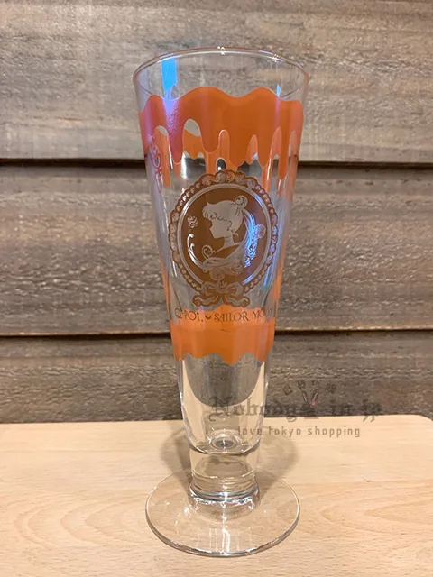 美少女戰士x Q-pot cafe期間限定品阿兔玻璃聖代杯 特價出清現貨原價1150