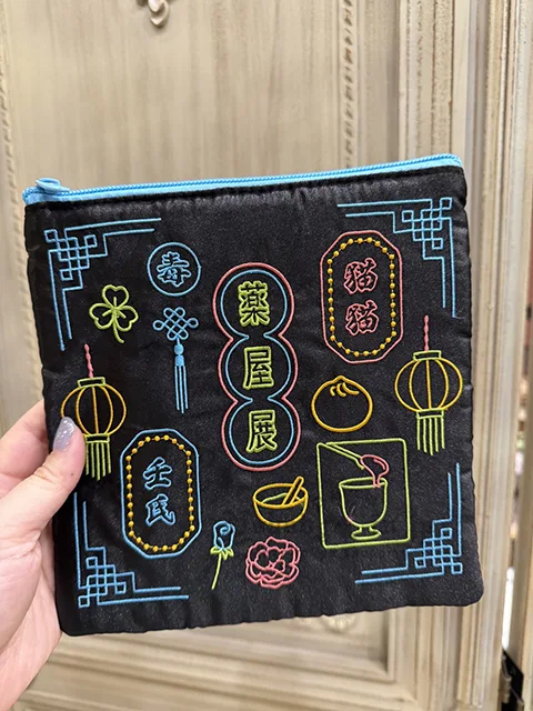 藥師少女的獨語期間限定展霓虹燈刺繡拉錬袋 現貨