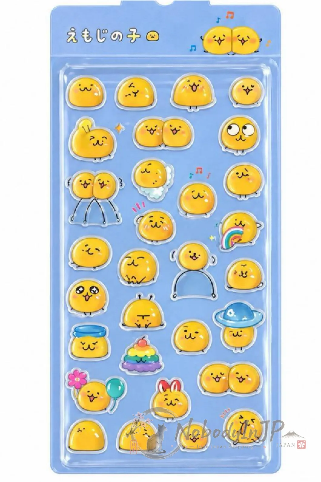 LINE表情貼えもじの子(仮)立體貼紙