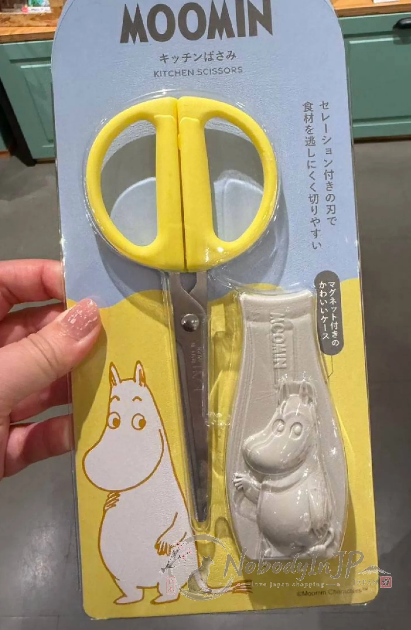 Moomin嚕嚕米日本製貝印KAI厨房剪刀