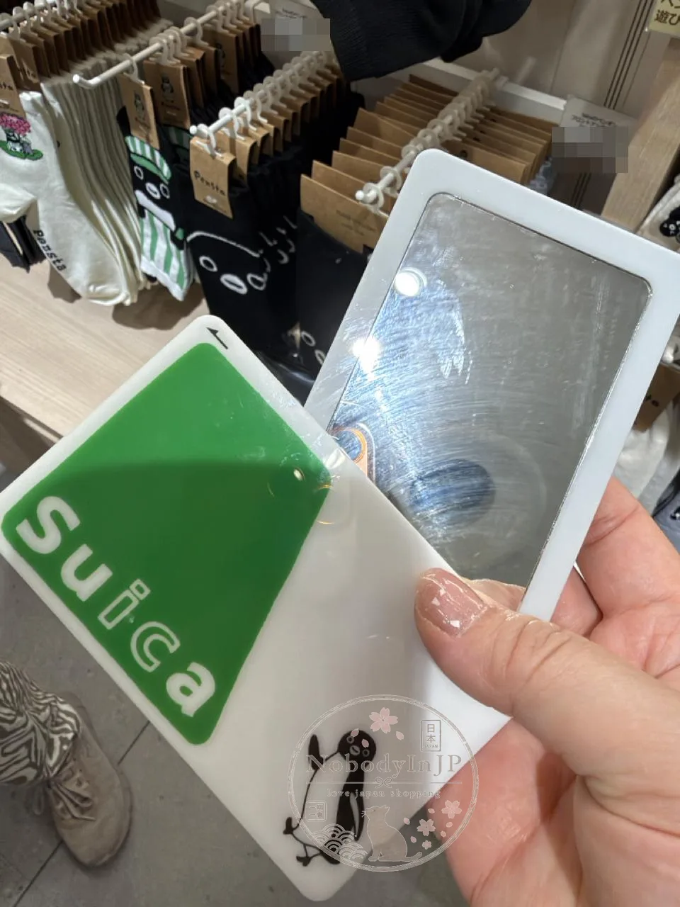 Suica企鵝旋蓋攜帶鏡