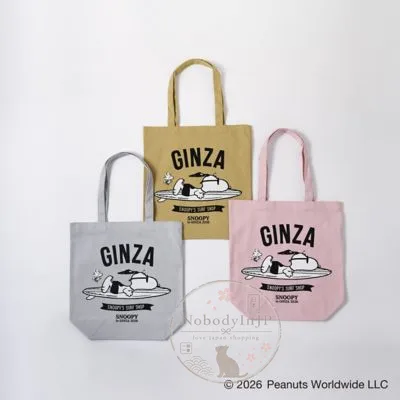 銀座三越SNOOPY期間限定展沖浪系列印花肩背包