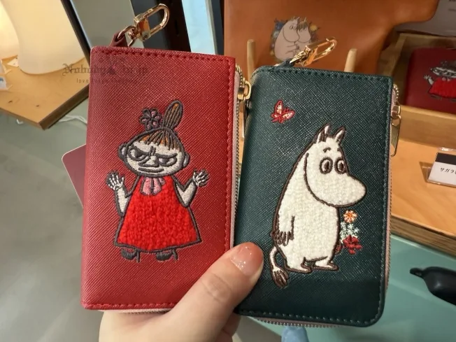 MOOMIN嚕嚕米合皮刺繡鑰匙包 特價(VIP下標限定請勿自行下單)