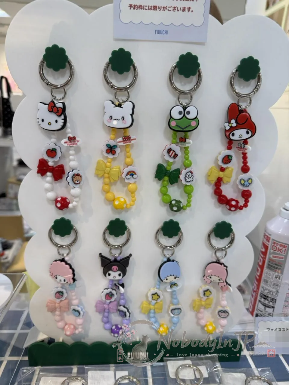 Sanrio伊勢丹期間限定展FUIUCHI串珠吊飾