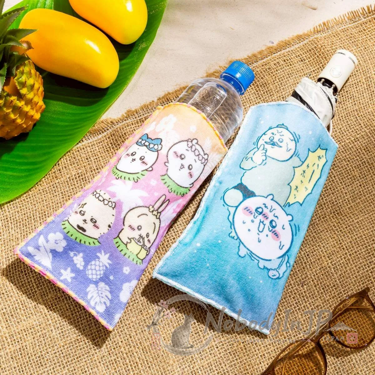 吉伊卡哇人魚島的秘密系列瓶裝吸水毛巾袋