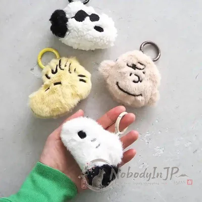 PEANUTS史努比絨毛大頭掛包+折疊購物袋組 特價