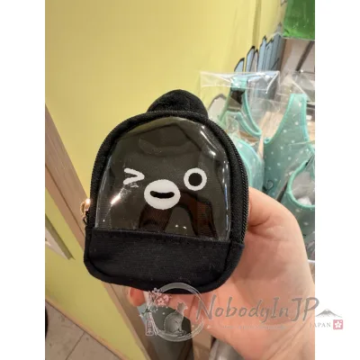 Suica企鵝PVC透明小窗後背包造型掛包