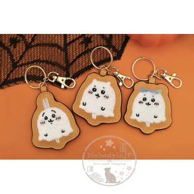 吉伊卡哇Park萬聖節限定刺繡合皮鑰匙圈各