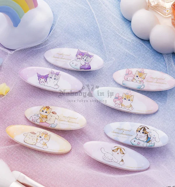 mofusand 貓福珊迪 x Sanrio 聯名2入髮夾組(VIP下標限定請勿自行下單) 