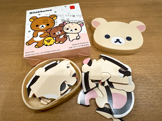 日本麥當勞 x San-X懶熊雙面拼圖 特價現貨 原價199