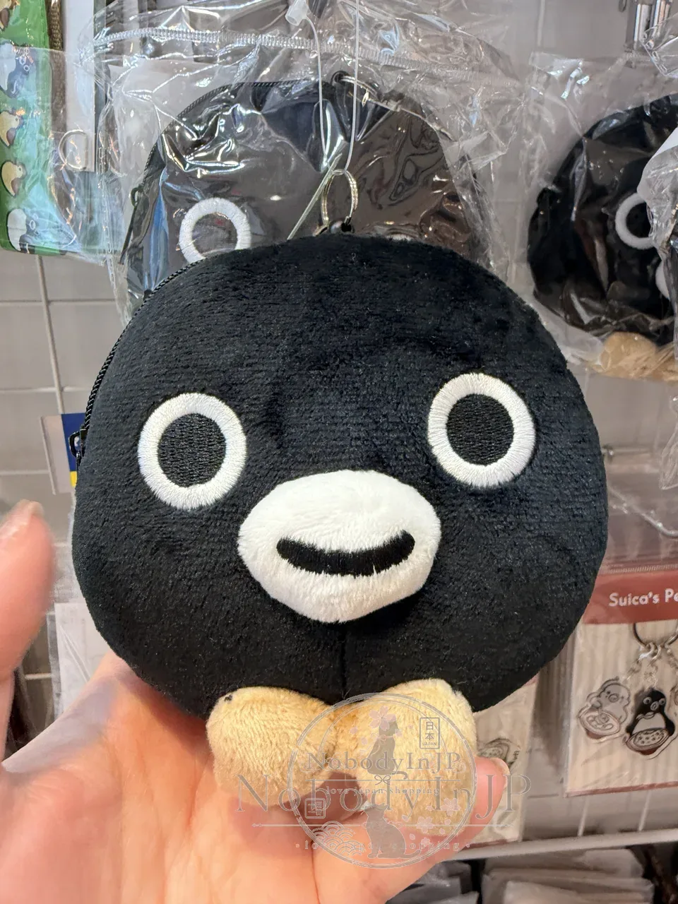 Suica企腿期間限定展大頭絨毛伸縮票卡套