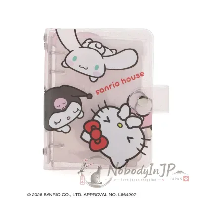 Sanrio houses 六孔活頁貼紙收納本